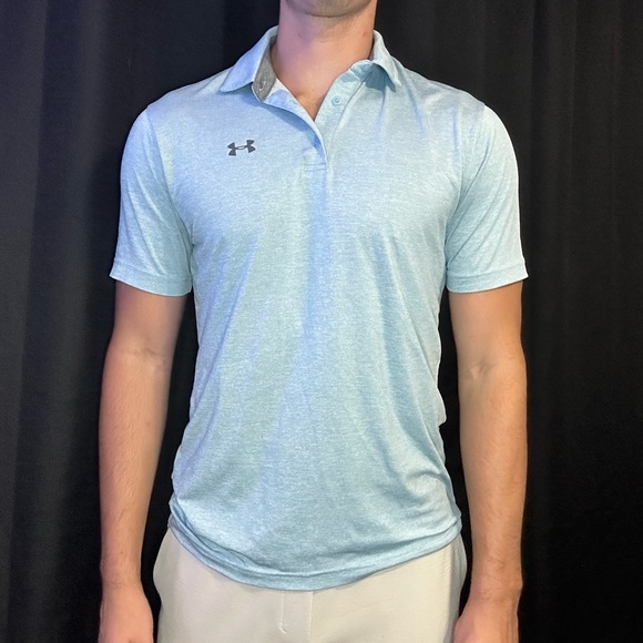 Under Armour Other - Under armour light blue golf polo M